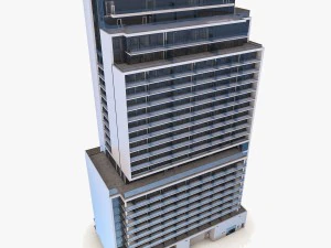 high-rise buildings collection 3D Model