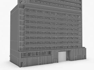 high-rise buildings collection Modello 3D