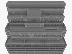 high-rise buildings collection Modello 3D