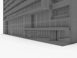 high-rise buildings collection 3D Model