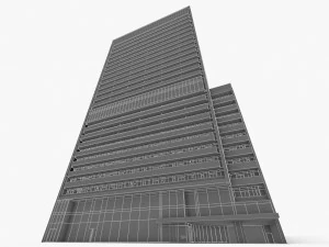 high-rise buildings collection 3D Model