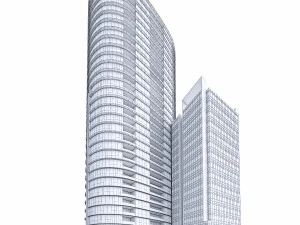 high-rise buildings collection 3D Model