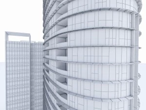 high-rise buildings collection 3D Model