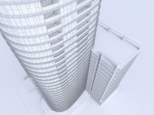 high-rise buildings collection Modello 3D