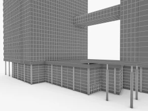 high-rise buildings collection 3D Model