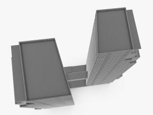 high-rise buildings collection Modello 3D