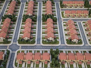 heighborhood 180 houses 3D Model