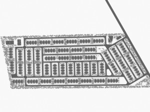 heighborhood 180 houses 3D 模型