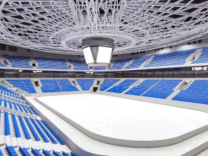 stadion olimpiade musim dingin 13000 kursi Model 3D