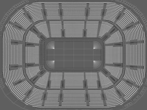 winter olympic stadium 13000 seats 3D Model