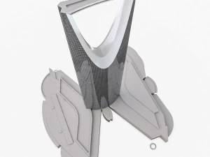 gulf skyscrapers set 3D Model
