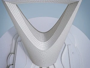 gulf skyscrapers set 3D Model