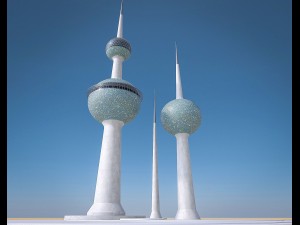 gulf skyscrapers set Modelo 3D