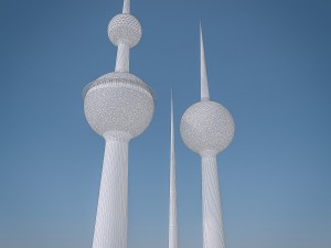 gulf skyscrapers set Modelo 3D