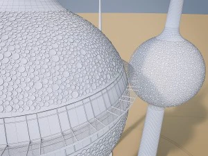gulf skyscrapers set 3D Model