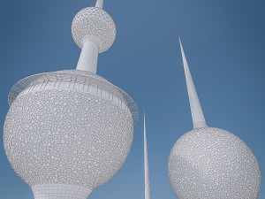 gulf skyscrapers set Modelo 3D