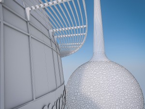 gulf skyscrapers set Modelo 3D