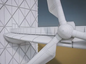 gulf skyscrapers set 3D Model