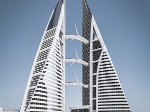 gulf skyscrapers set Modelo 3D