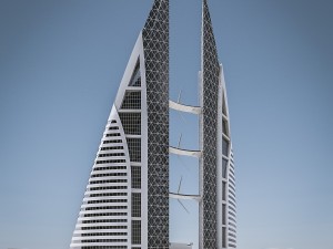 gulf skyscrapers set Modelo 3D