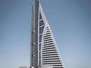 gulf skyscrapers set 3D Model