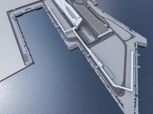 port terminal 3D Model