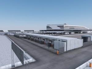 port terminal Modelo 3D