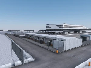 port terminal 3D Model