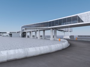 port terminal Modelo 3D