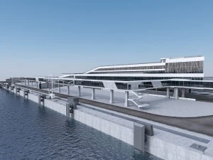 port terminal 3D Model