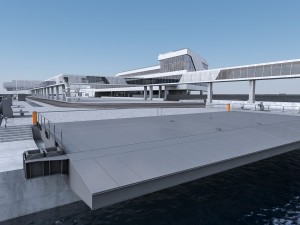 port terminal Modelo 3D