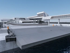 port terminal 3D Model