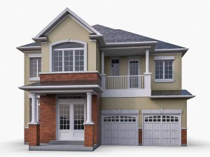 cottage house collection 3D Model