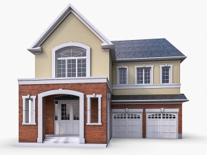 cottage house collection 3D 모델