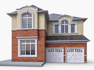 cottage house collection 3D Model