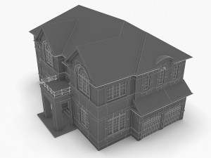 cottage house collection 3D 모델