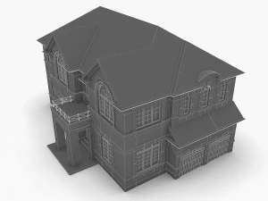 cottage house collection 3D Model