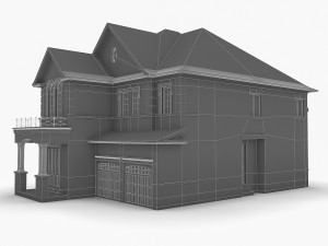 cottage house collection 3D 모델