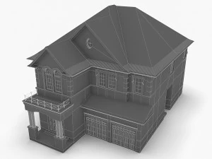 cottage house collection 3D Model