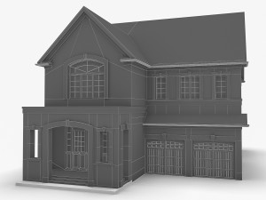 cottage house collection 3D 모델