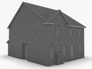 cottage house collection 3D Model