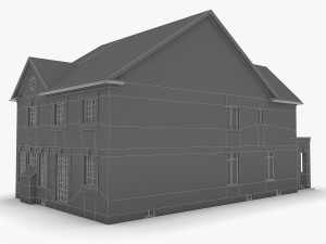 cottage house collection 3D 모델