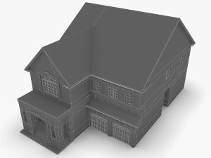 cottage house collection 3D Model