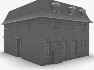 cottage house collection 3D Model