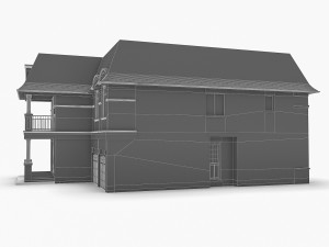 cottage house collection 3D 모델
