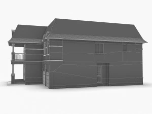 cottage house collection 3D Model