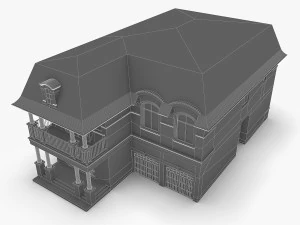 cottage house collection 3D Model