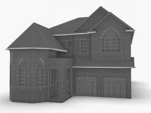 cottage house collection 3D Model