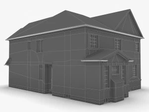 cottage house collection 3D Model
