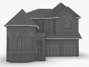 cottage house collection 3D Model